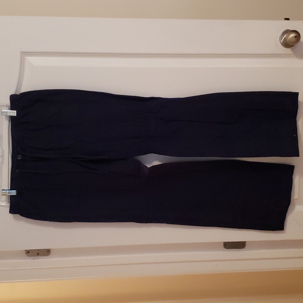 Small New York and Company Navy Blue linen pants